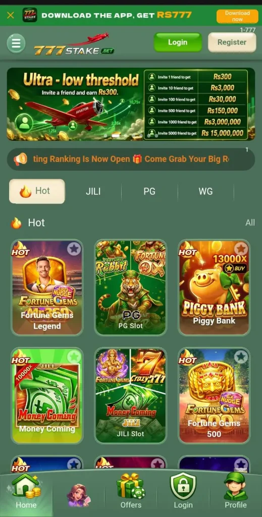 777stake Game