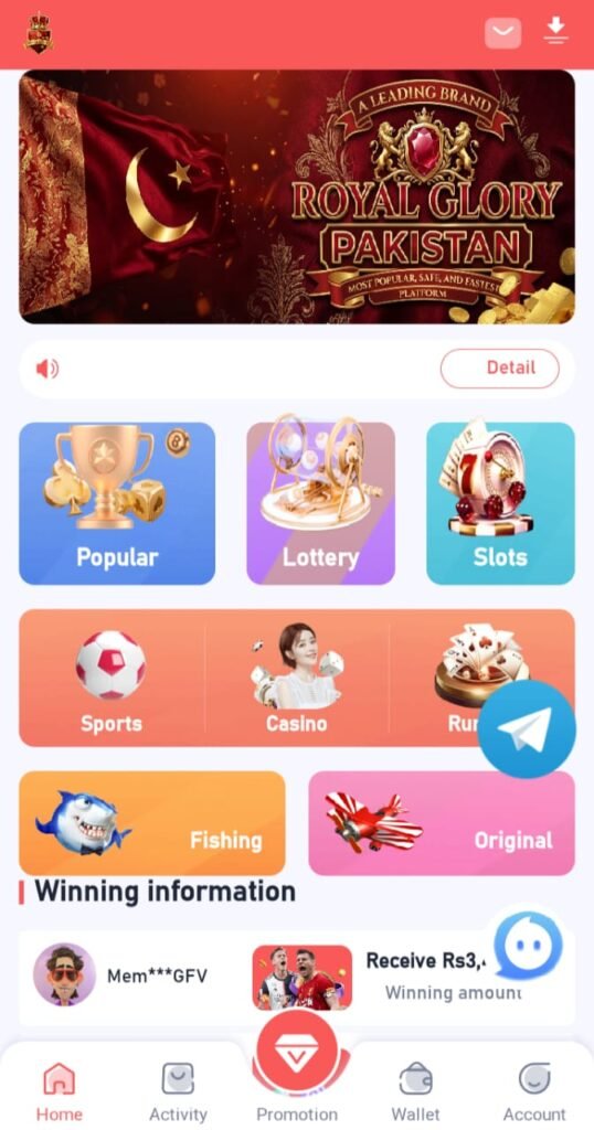Royalglory Game